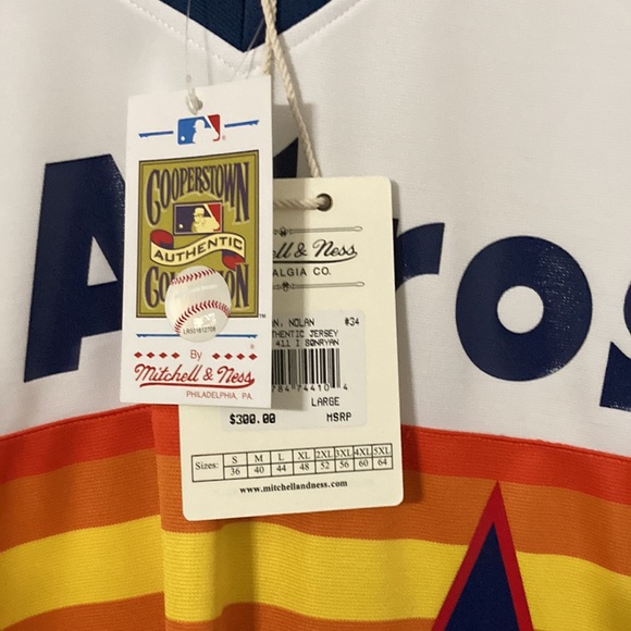 Mitchell & ness Nolan Ryan jersey new with tags - Picture 5 of 6